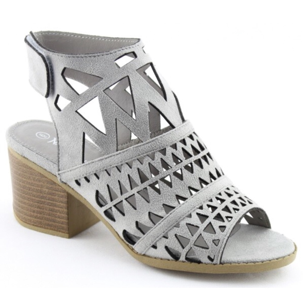 Grey Stone Ankle Shoes - Picture 3 of 3